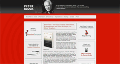 Desktop Screenshot of peterblock.com